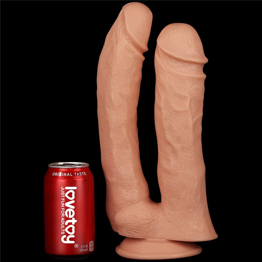 Double Drill - Dildo realistic dublu mare 30 cm