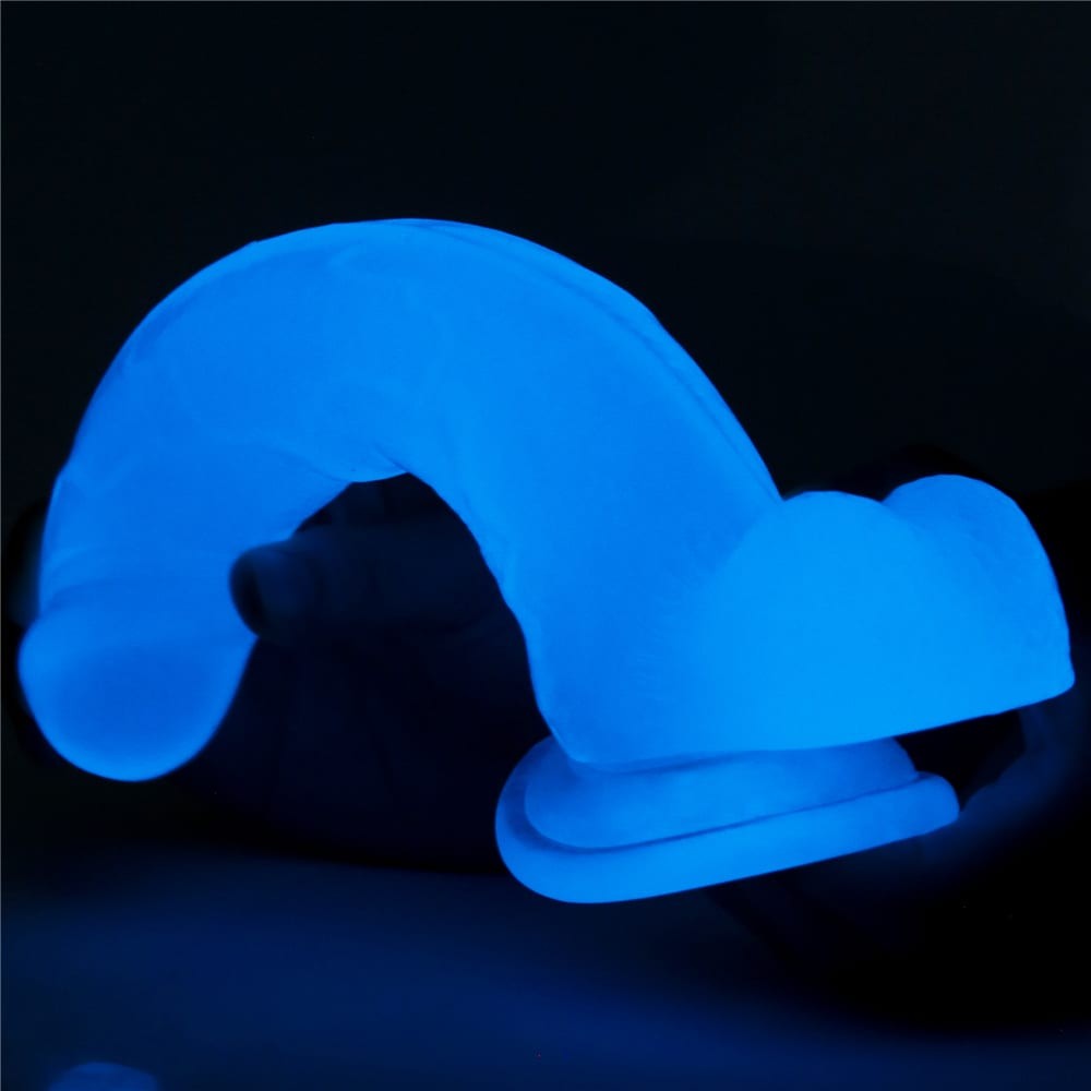 Lumino Play - Dildo Realistic Luminos cu Ventuză 19 cm