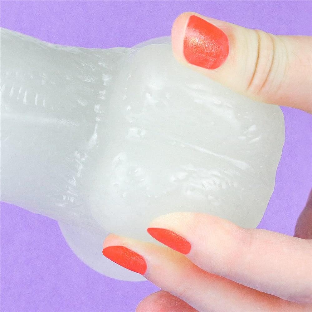 Lumino Play - Dildo Realistic Luminos cu Ventuză 19 cm