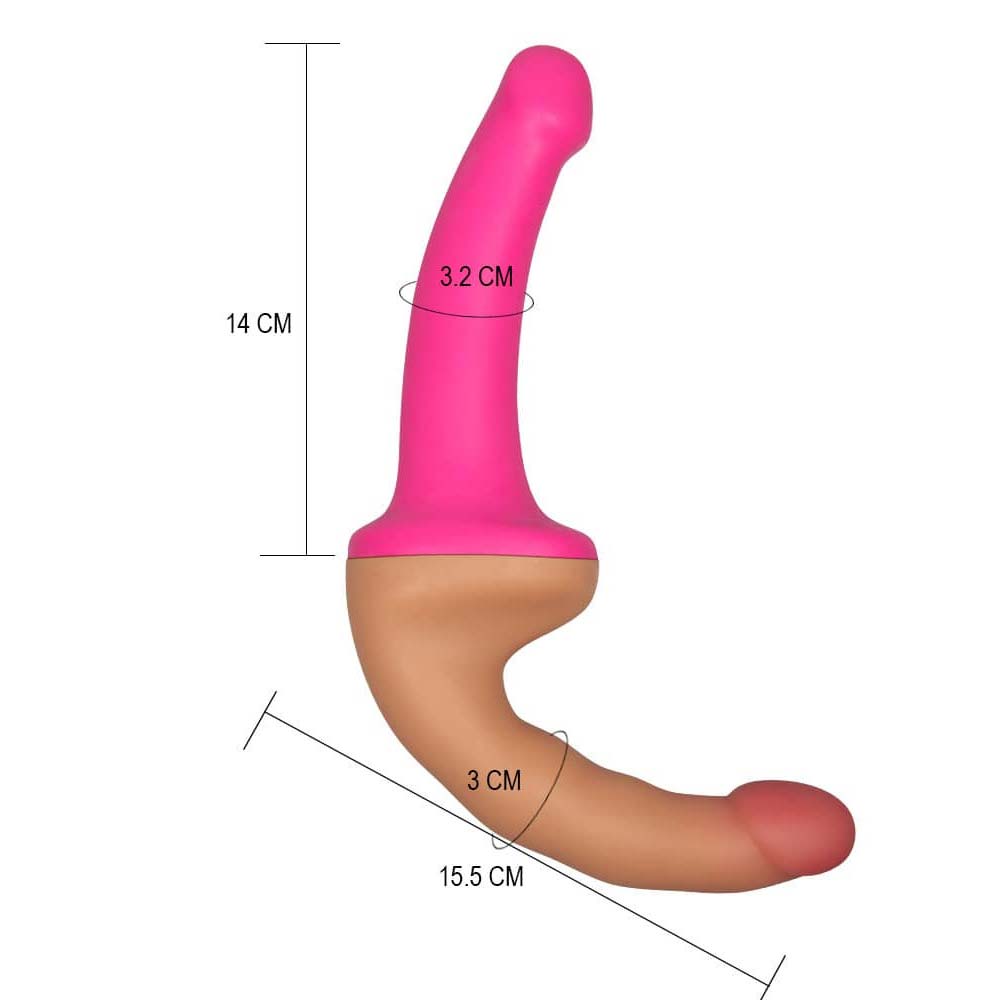 Mânerul - Dildo Dublu Colorat 30.5 cm