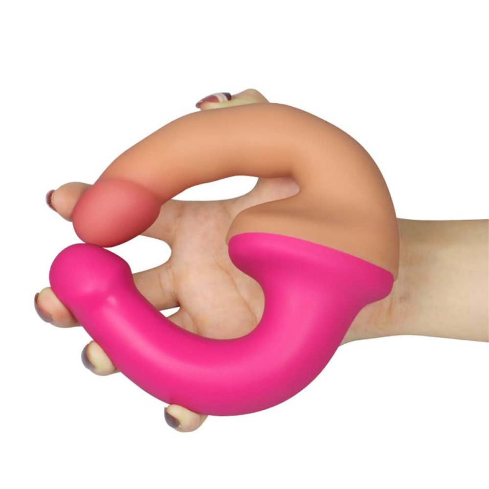 Mânerul - Dildo Dublu Colorat 30.5 cm