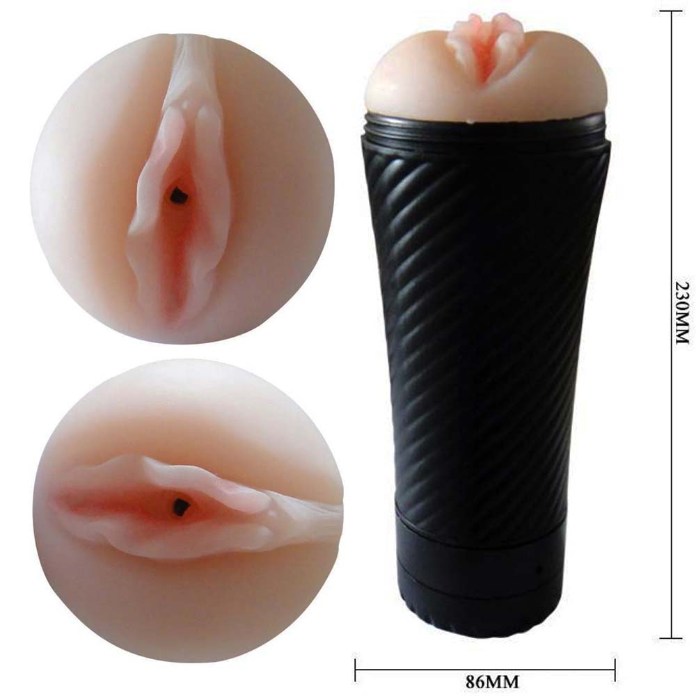 Vaginul Roz - Masturbator lanternă cu vibrații