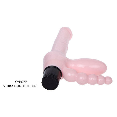 Uzi - Strap on realistic fara curele cu vibratie 25 cm