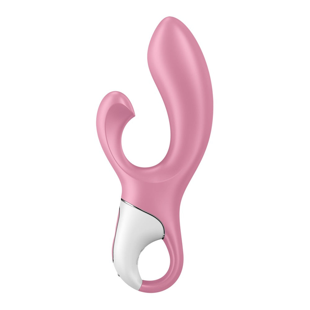 Air Pump Bunny 2 light red - Vibrator Iepuras Gonflabil, 20x4.2 cm - detaliu 1