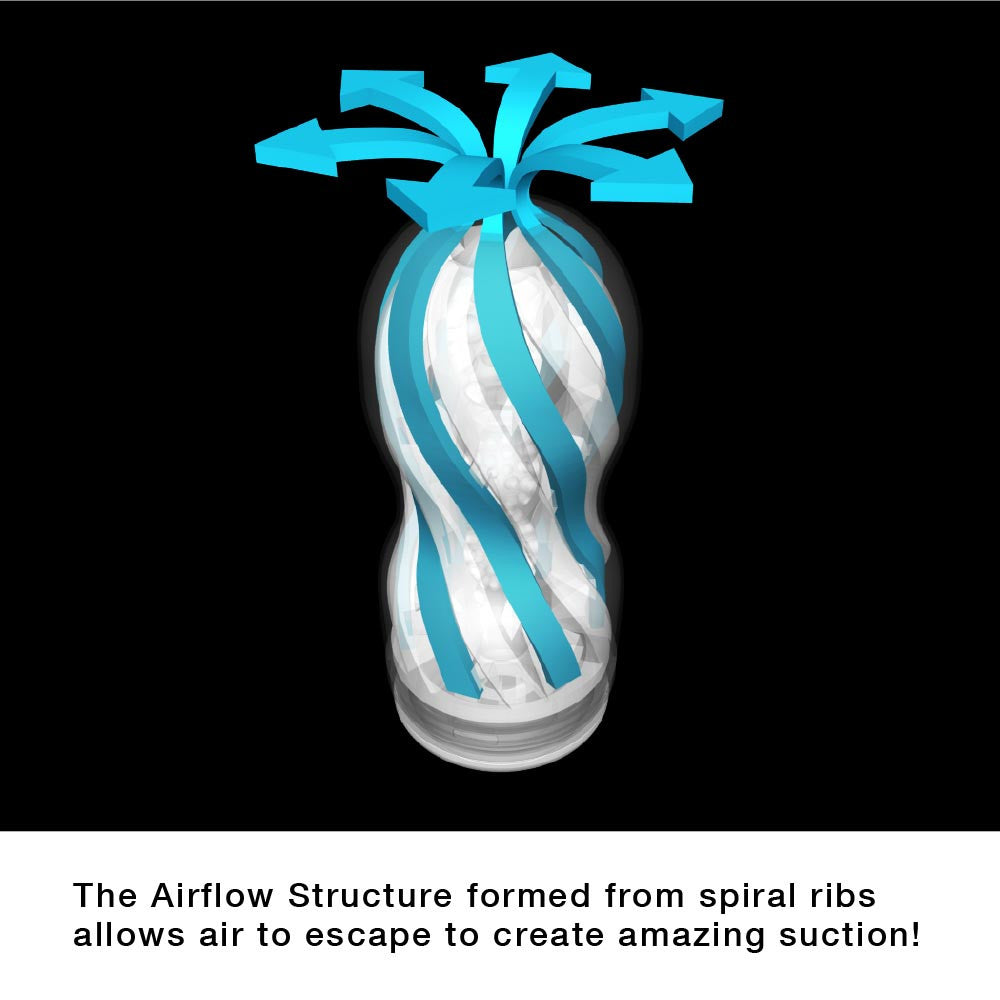 Air-Tech Regular - Masturbator roșu, 15.5 cm - detaliu 2