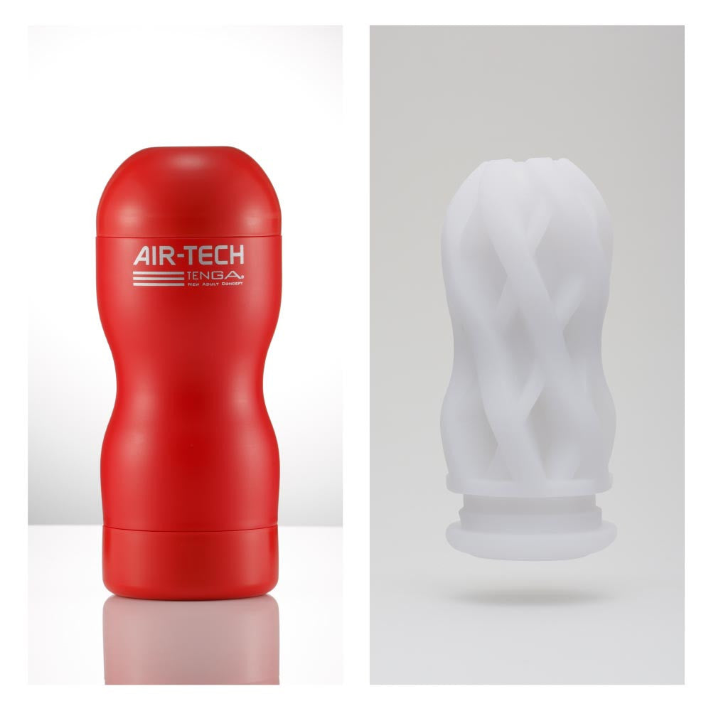Air-Tech VC Regular - Masturbator roșu, 16.5 cm - detaliu 3