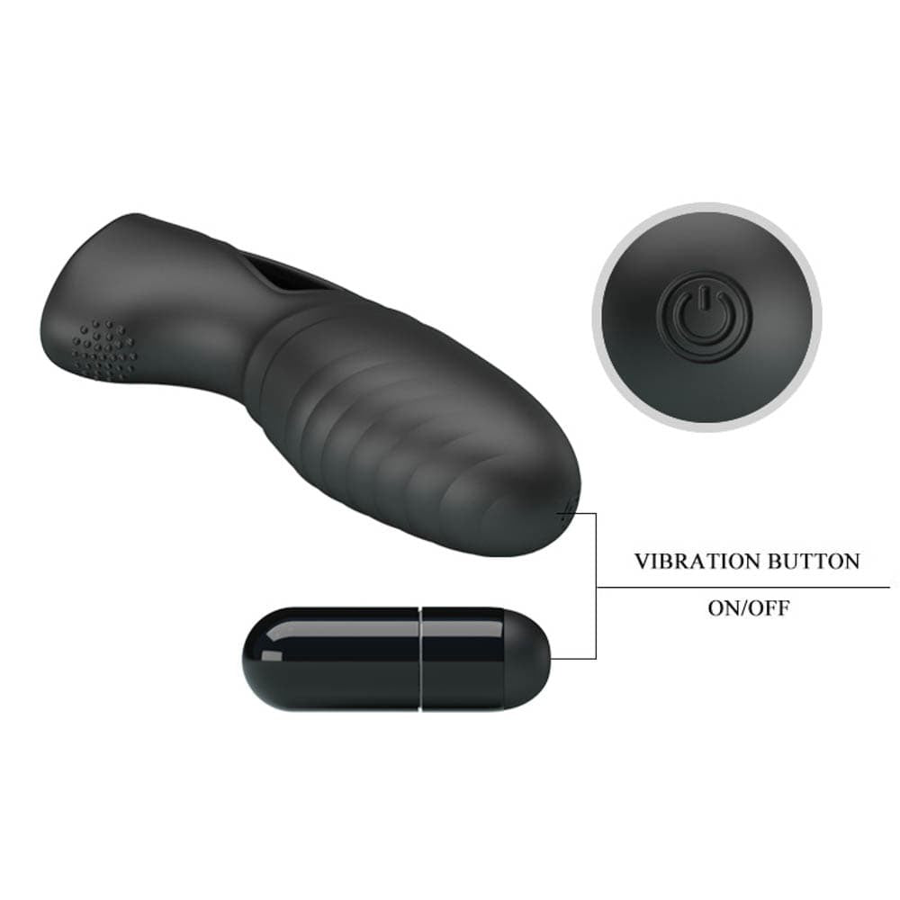 Alan - Manșon cu vibrații pentru deget, 10 cm - detaliu 1