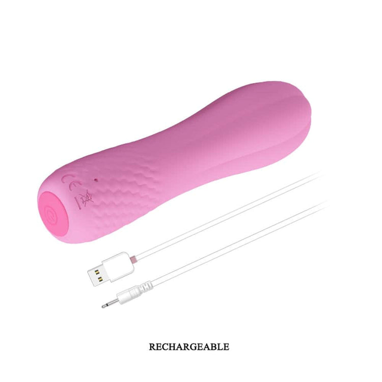 Alice - Mini-vibrator roz, 11.6 cm - detaliu 4