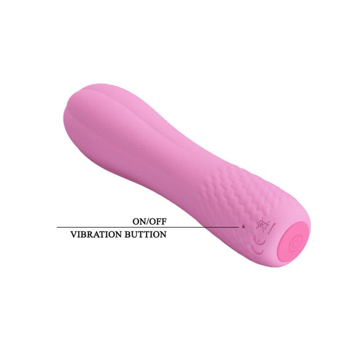 Alice - Mini-vibrator roz, 11.6 cm - detaliu 5