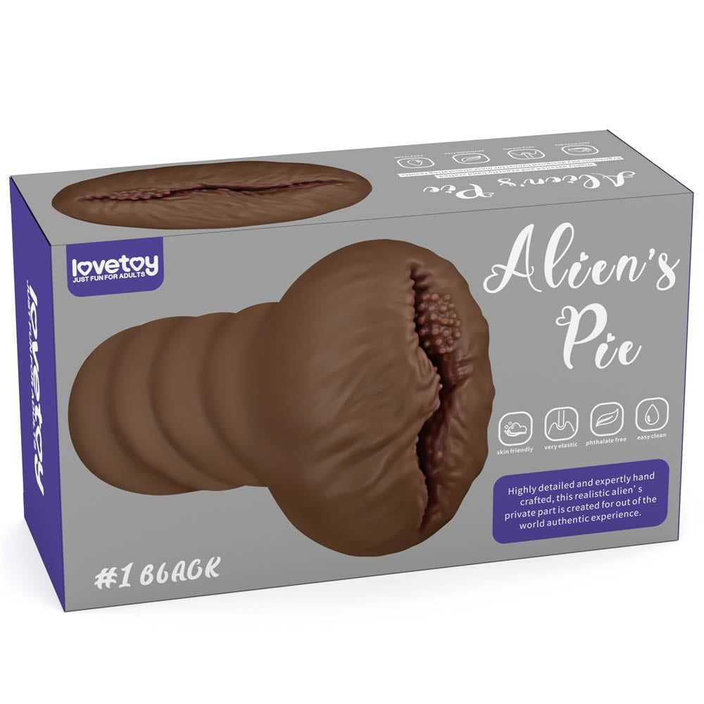 Alien's Pie 1 - Masturbator bărbați, maro, 23 cm - detaliu 8
