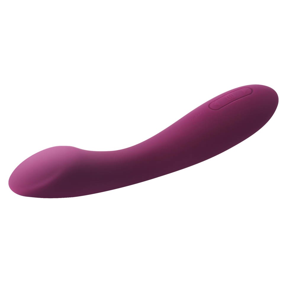 Amy 2 Violet - Vibrator Punct G din Silicon, 17 cm - detaliu 1