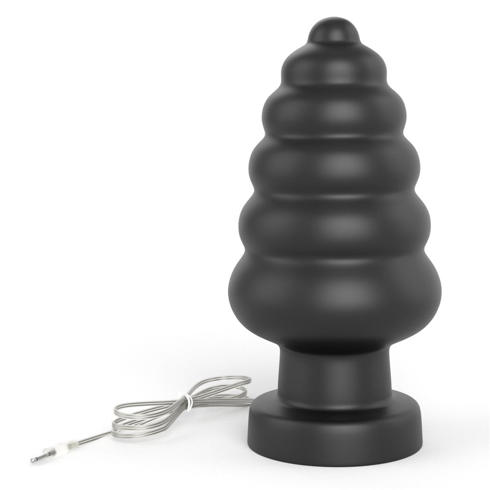 Anal Cracker - Dop Anal cu Vibratii si Telecomanda, Negru, 18 cm - detaliu 2