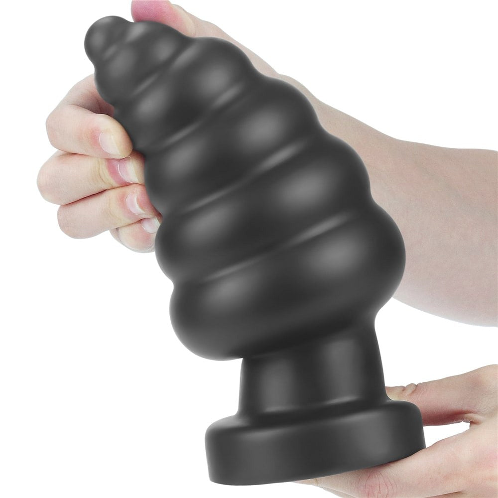 Anal Cracker - Dop Anal cu Vibratii si Telecomanda, Negru, 18 cm - detaliu 3