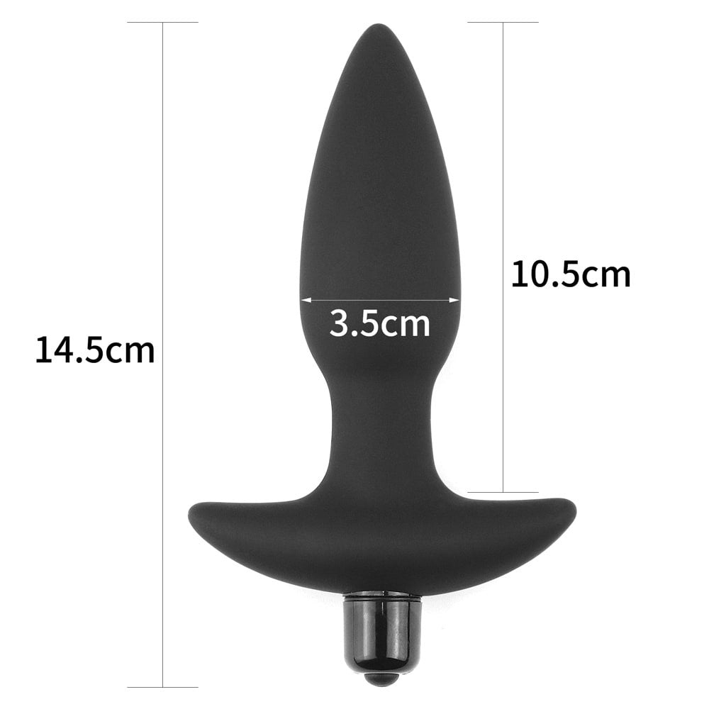 Anal Indulgence Collection Fantasy Plug - Vibrator Anal cu 10 Viteze, 14,5 cm
