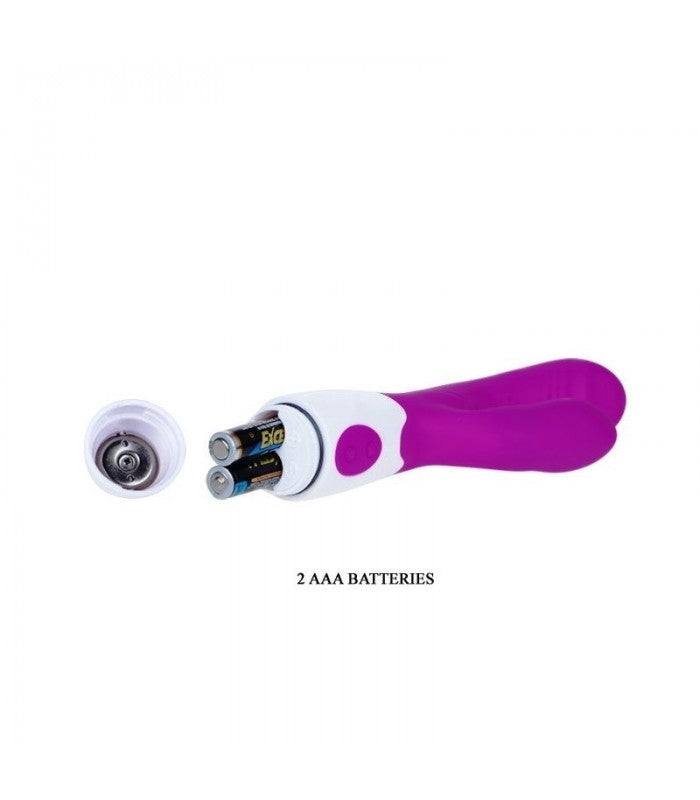 Andre - Vibrator iepuraș cu striații, 20 cm - detaliu 2