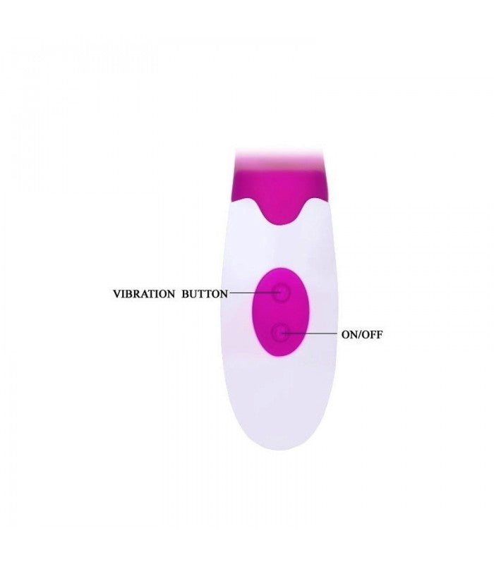 Andre - Vibrator iepuraș cu striații, 20 cm - detaliu 3