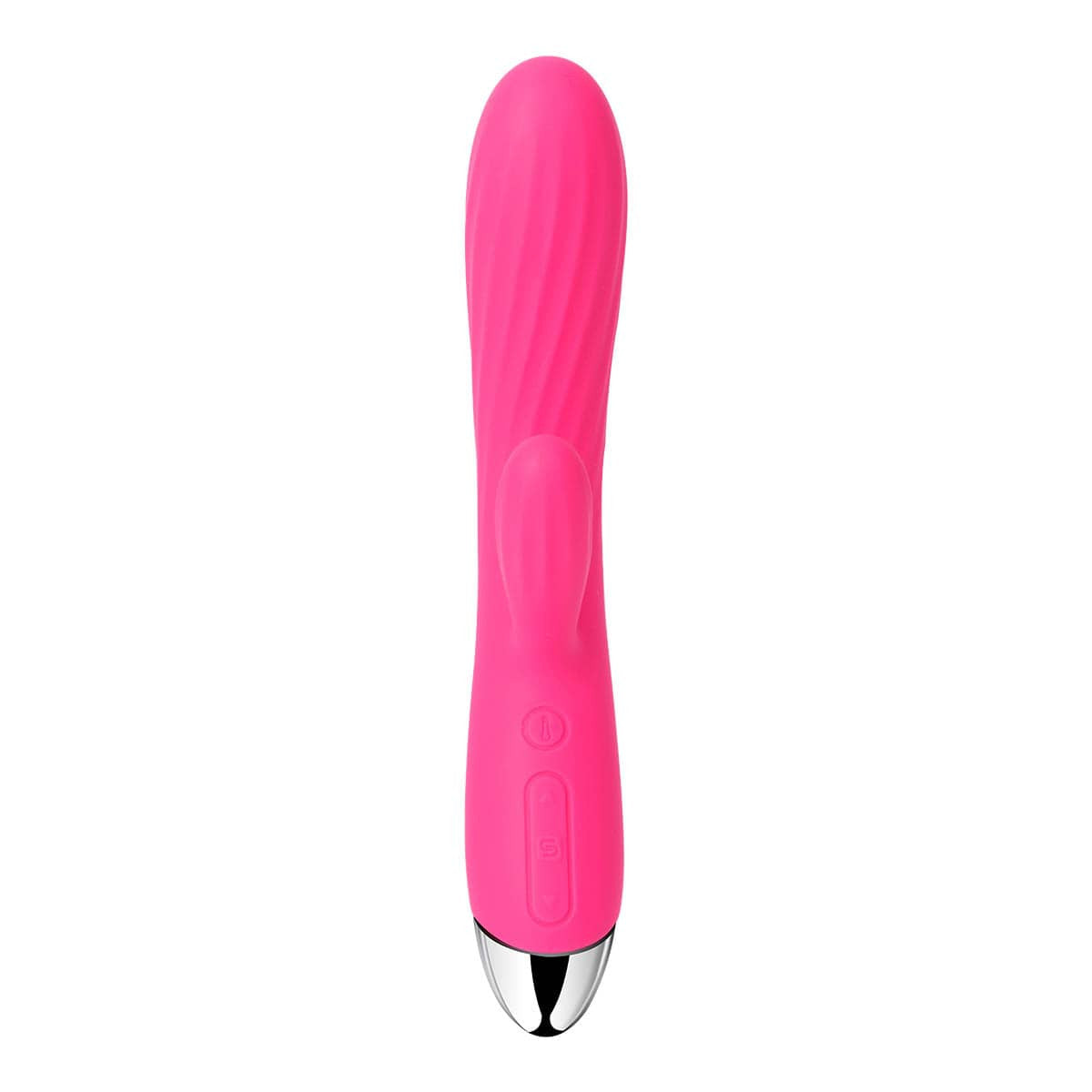 Angel - Vibrator iepuraș, roșu, 19 cm - detaliu 1