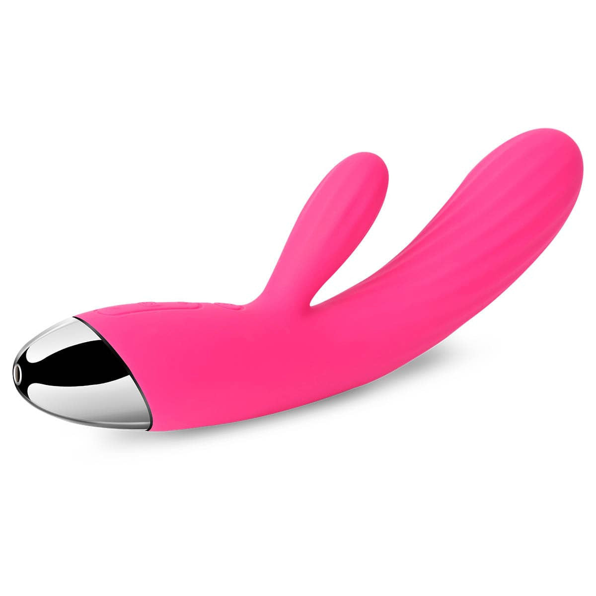 Angel - Vibrator iepuraș, roșu, 19 cm - detaliu 3