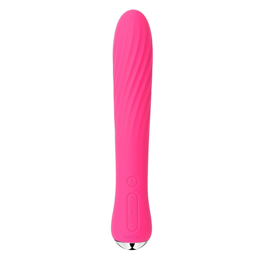 Anya - Vibrator roșu, 19.5 cm - detaliu 1