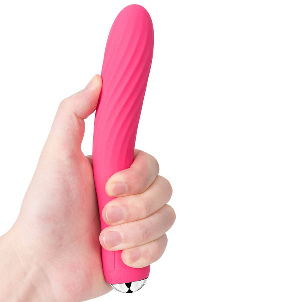 Anya - Vibrator roșu, 19.5 cm - detaliu 3