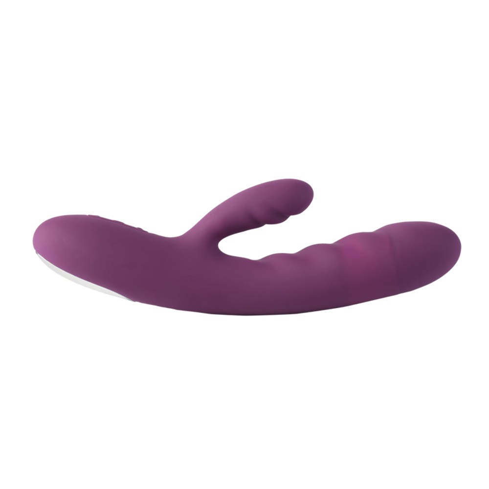 Avery Lilac - Vibrator Iepuras cu Functie Impingere, 18,6 cm