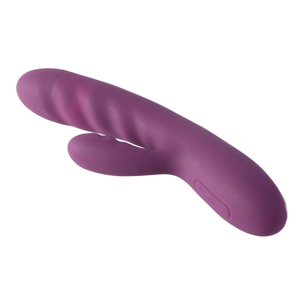 Avery Lilac - Vibrator Iepuras cu Functie Impingere, 18,6 cm - detaliu 1