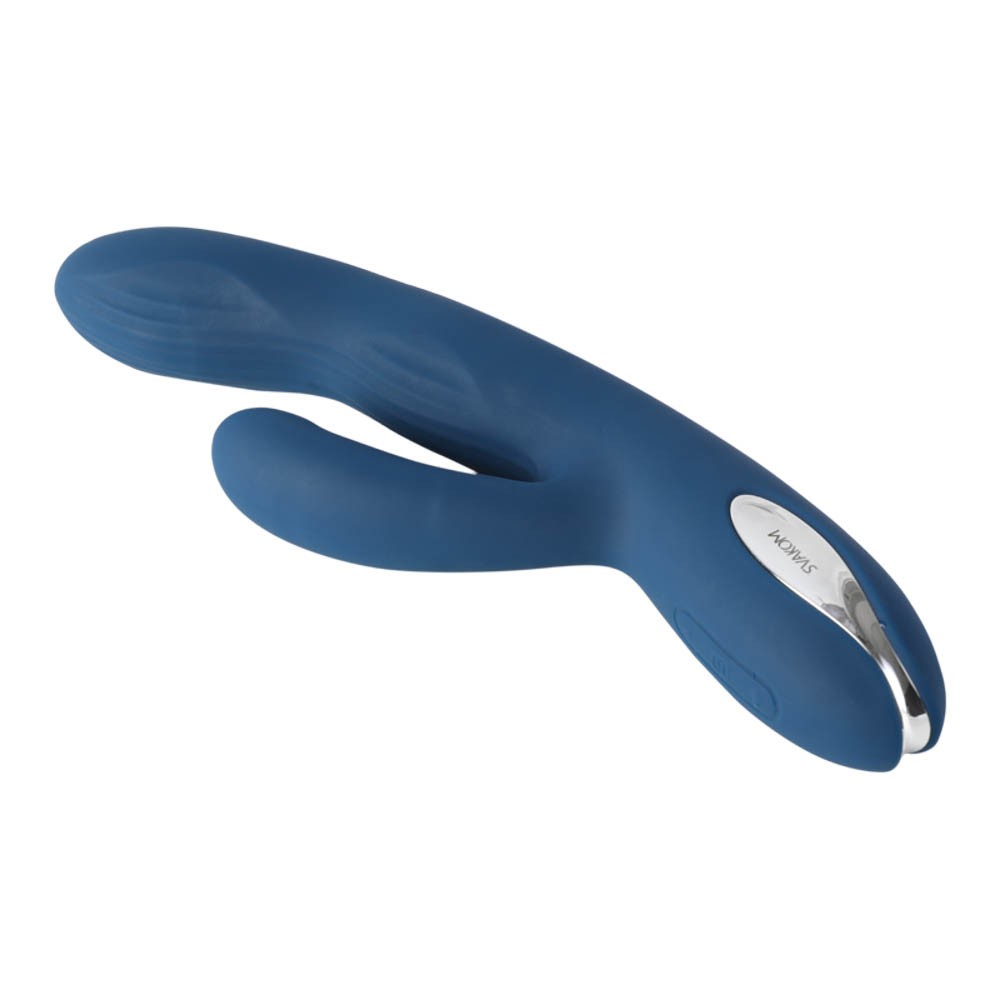 Aylin Dark Blue - Vibrator Iepuras Reincarcabil, 21,5 cm - detaliu 2