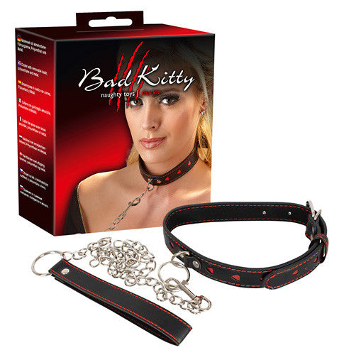 Bad Kitty - Set zgardă cu lesă - detaliu 1
