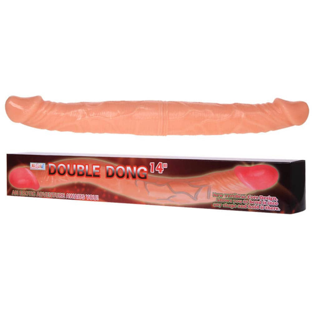 Baile Erotic Adventure - Dildo Dublu din TPR, 39 cm