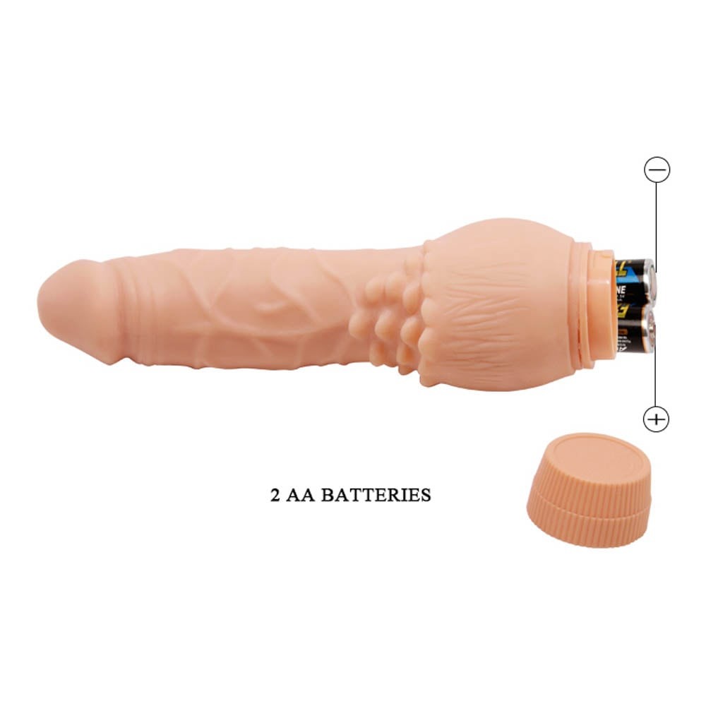 Barbara Clark - Vibrator realist cu striații, 19.5 cm