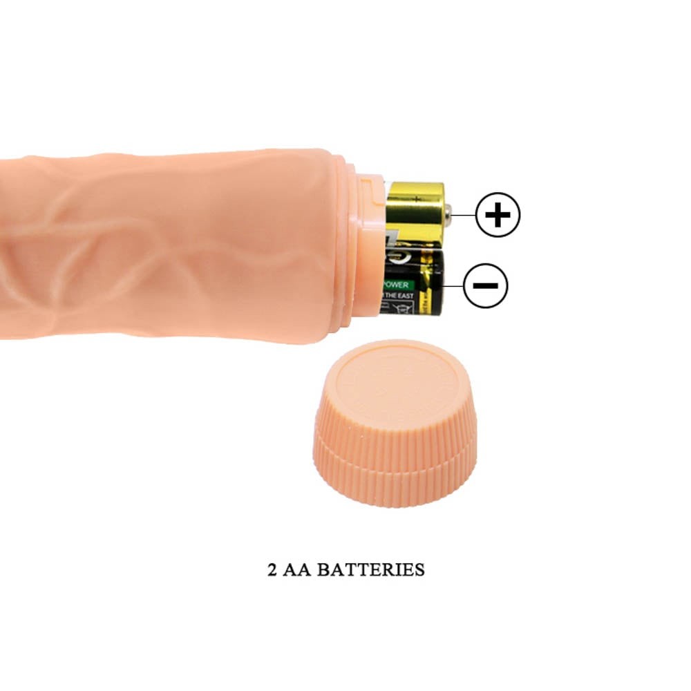 Barbara Jeff - Vibrator realistic, 19.5 cm