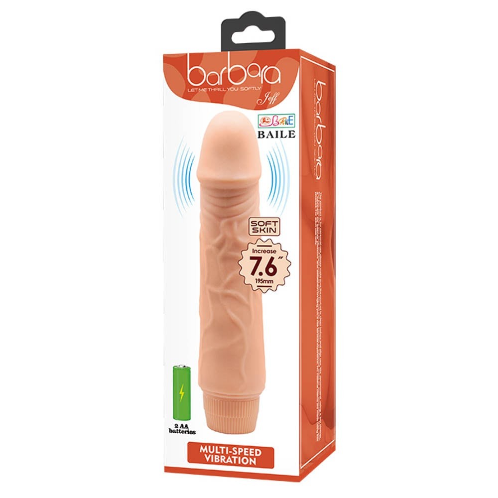 Barbara Jeff - Vibrator realistic, 19.5 cm - detaliu 3