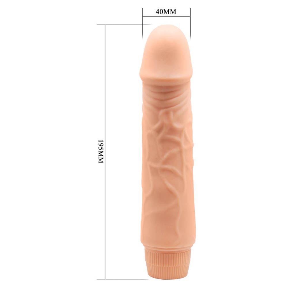 Barbara Jeff - Vibrator realistic, 19.5 cm - detaliu 4