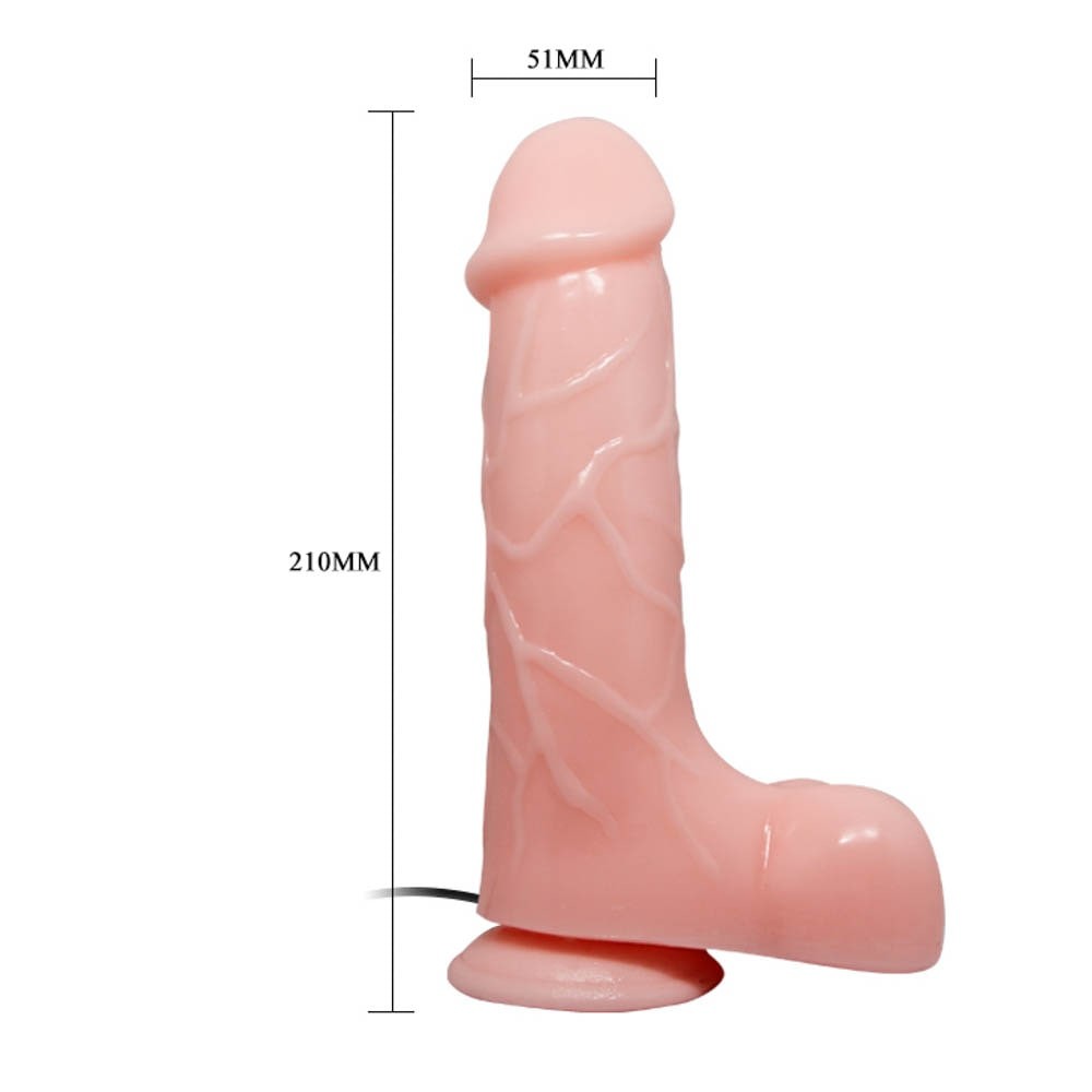 Barbara - Vibrator realist, 21 cm - detaliu 1