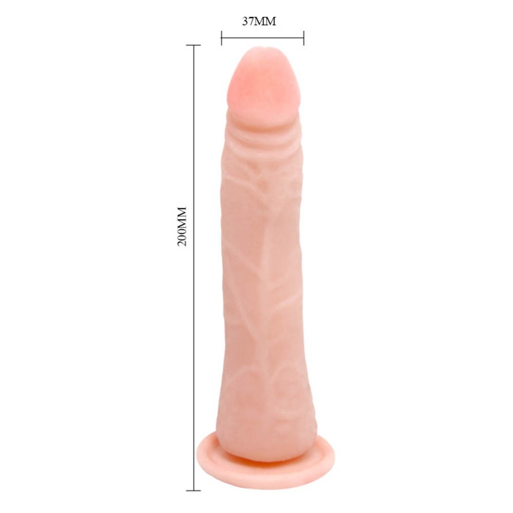 Bendable Dong - Dildo realist cu ventuză, 20 cm - detaliu 1