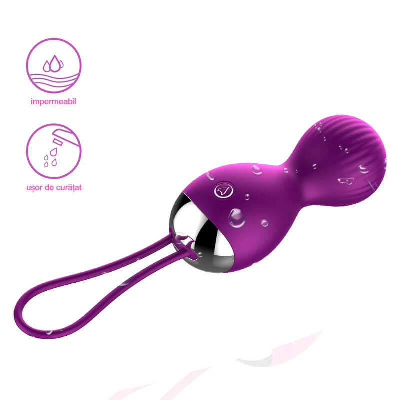 Bila Kegel cu vibratie si control prin telecomanda - caracteristici
