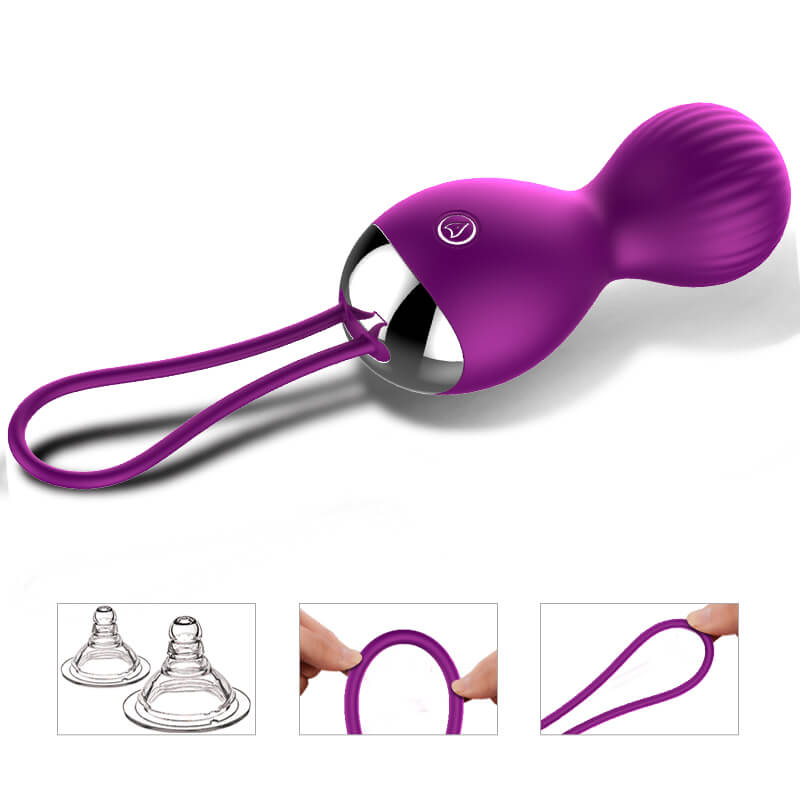 Bila Kegel cu vibratie si control prin telecomanda - dimensiuni