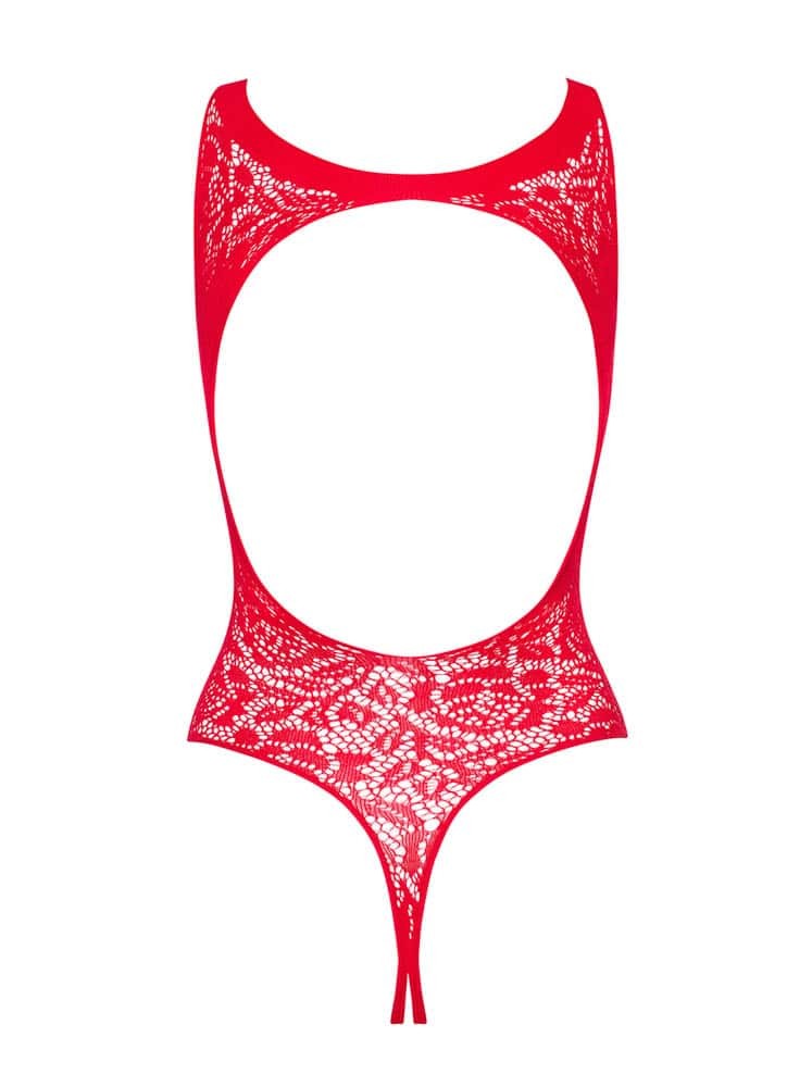 Body Femei B120 teddy Rosu, Marime S/M/L