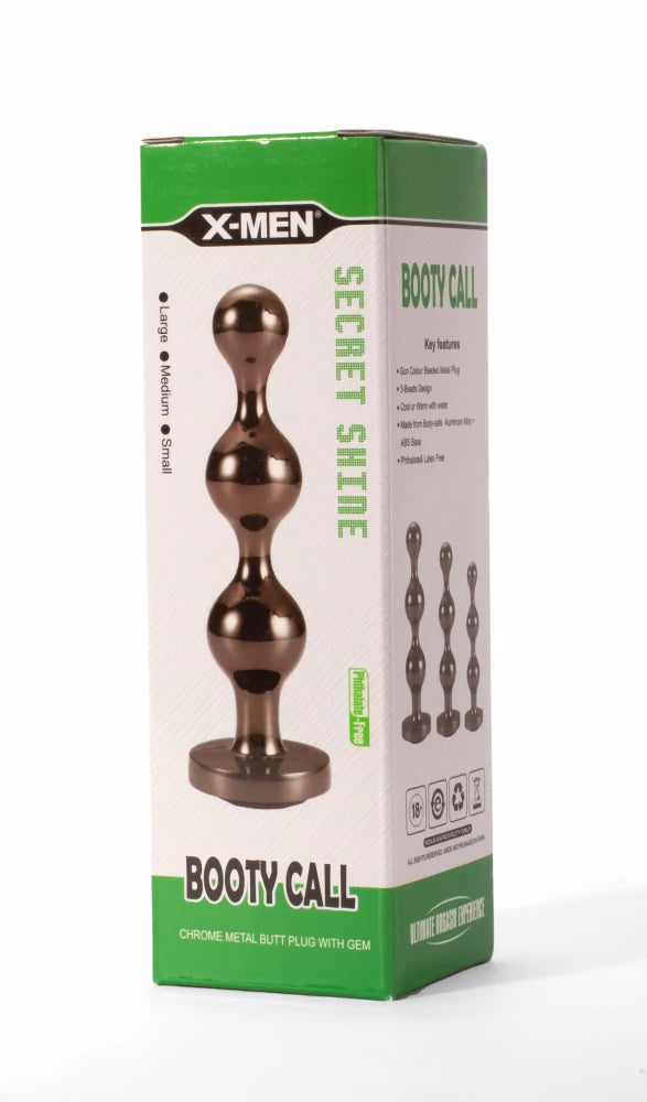 Booty Call - Dop anal metalic, bronz, S - detaliu 1