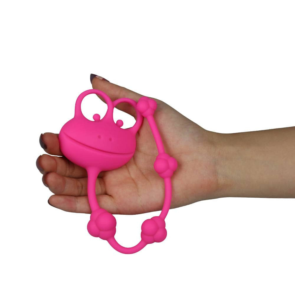 Broscuta Curioasa - Bile Anale din Silicon cu Forma de Broasca, 27 cm - detaliu 2