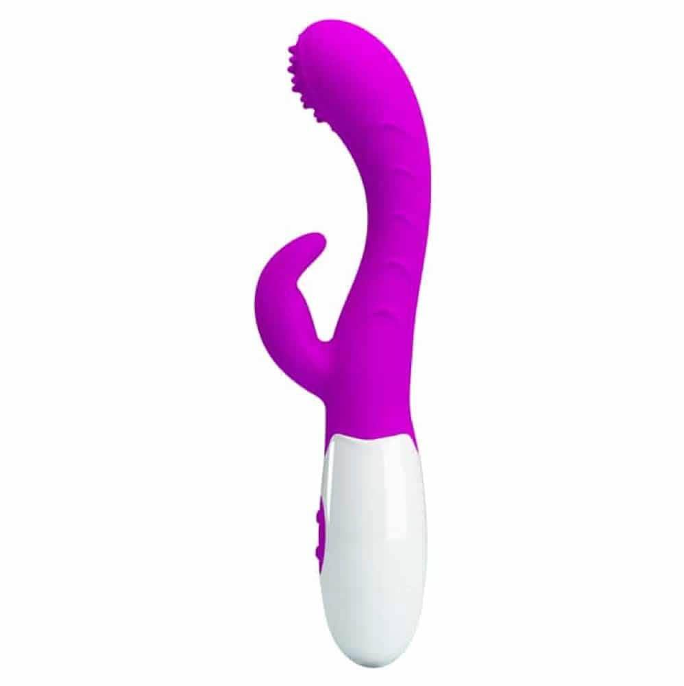 Bruno - Vibrator iepuraș, mov, 20 cm - detaliu 1