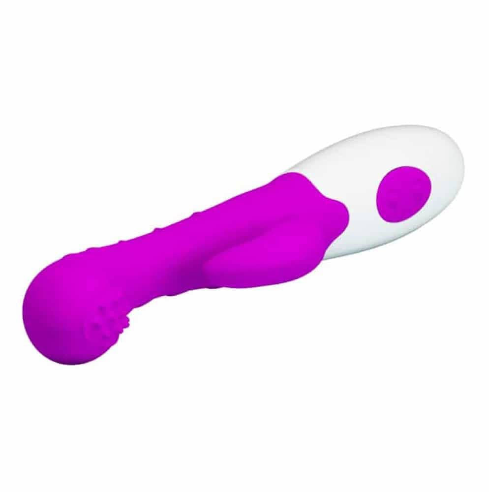 Bruno - Vibrator iepuraș, mov, 20 cm - detaliu 5