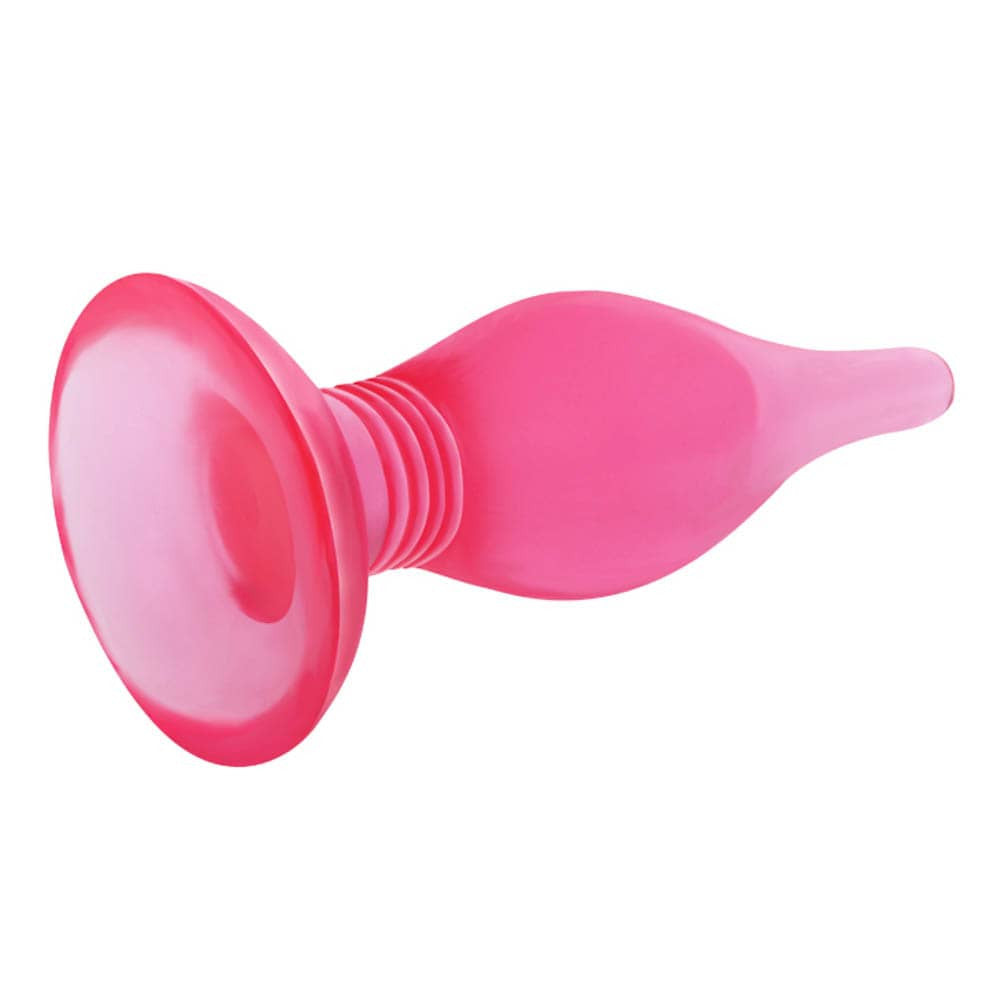 Butt Plug Pink - Dop Anal din PVC, 13,9 cm - detaliu 5