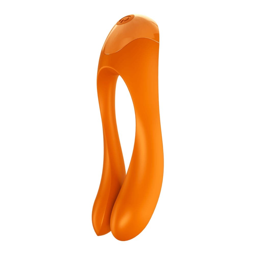 Candy Cane - Vibrator pentru deget, portocaliu - detaliu 1