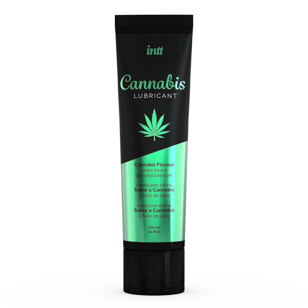 Cannabis Tube - Lubrifiant pe Baza de Apa cu Aroma de Cannabis, 100 ml