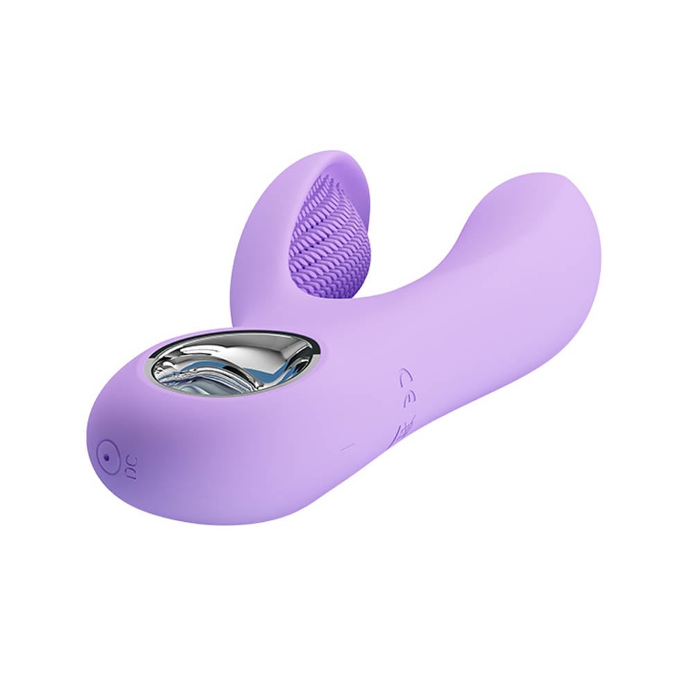 Canrol - Vibrator iepuraș, mov, 17 cm - detaliu 3