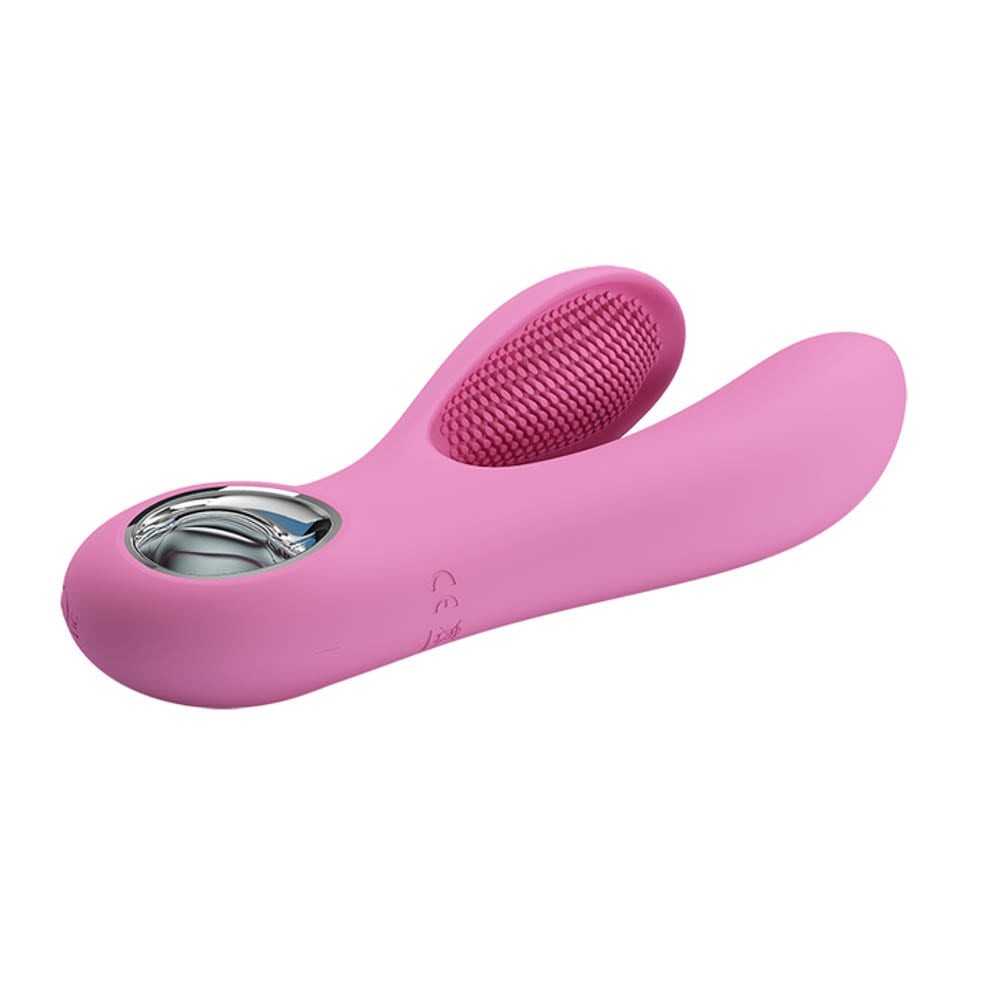 Canrol - Vibrator iepuraș, roz, 17 cm - detaliu 3