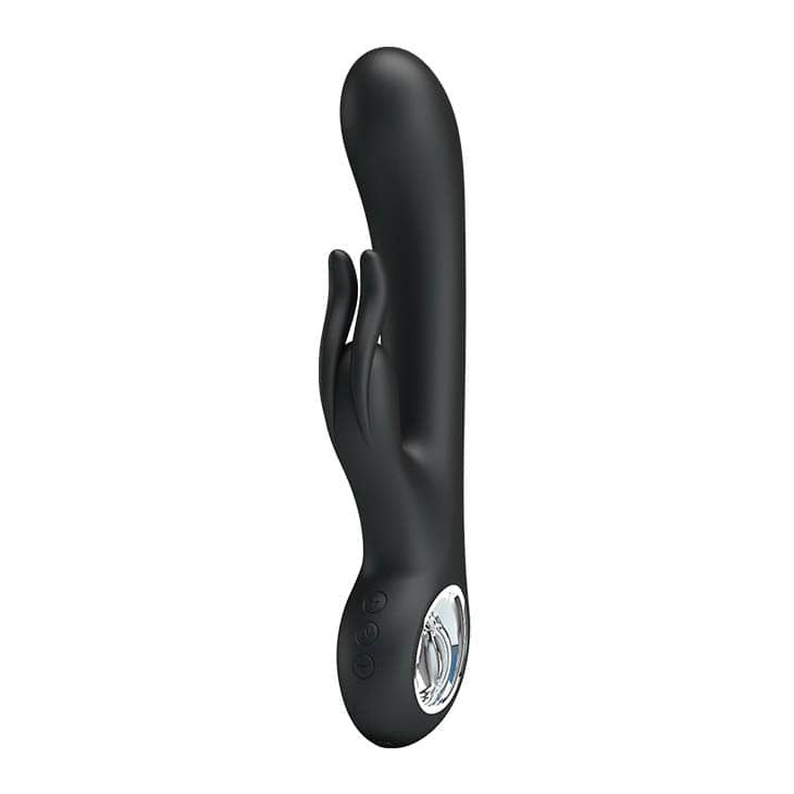 Carina - Vibrator iepuraș, negru, 19 cm - detaliu 5