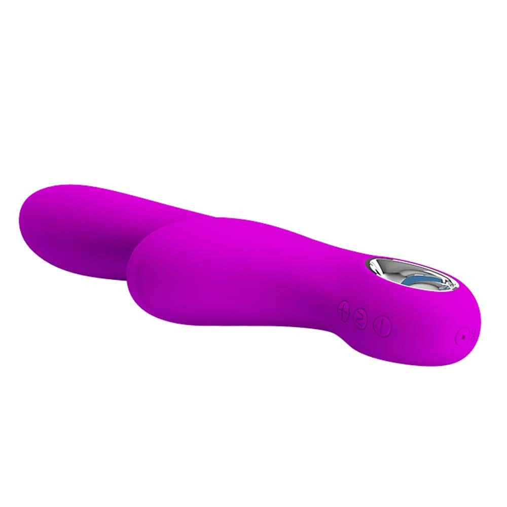 Carol - Vibrator iepuraș, fuxia, 16.5 cm - detaliu 4