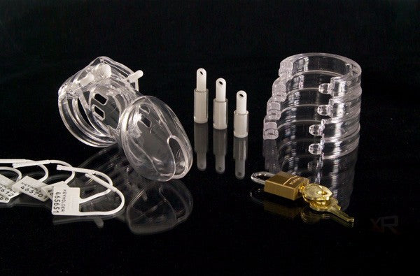 Centura de castitate plastic CB6000 setul intreg